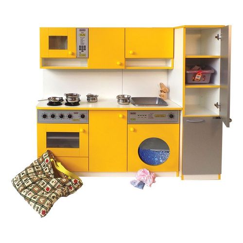 KITA "Bonn" Kinderspielküche Oklahoma * Waschmaschine + Kühlschrank