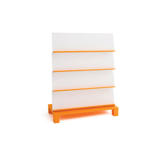 Kita "Hamburg" Ordnungssysteme * beiseitiges Bücherregal 92 x 45 x 116 cm orange oder grün