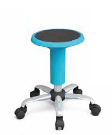 Kita "Hamburg" Tisch + Stuhl * ergonomischer Stuhl auf Rollen 45 - 60 cm cm hoch