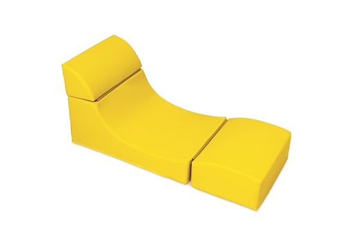 Kita "Hamburg" PVC/PU Möbel * faltbarer Sitz* Farbe: Gelb