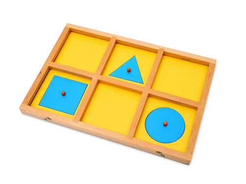 Kita "Hamburg" Montessori - Demonstrationstablett für flache geometrische Formen